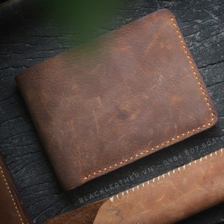 Ví da bò thật handmade - Cực Bụi - vs02