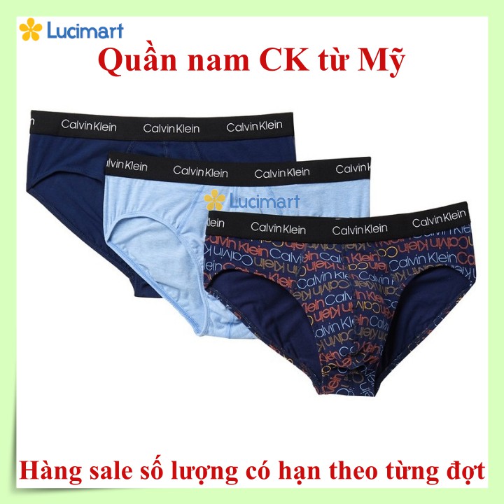 Set 3 hoặc 4 quần lót nam Calvin Klein [Hàng Mỹ]