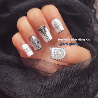 Sticker nails Versace - hình dán móng 3D