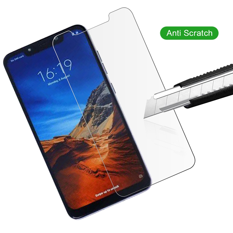 Set 1/ 2/ 3 miếng dán cường lực 9H bảo vệ màn hình điện thoại Xiaomi Pocophone F1