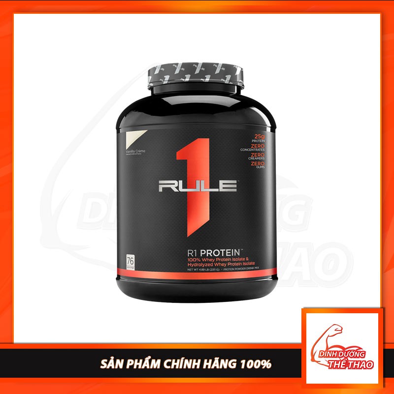 Free Ship+ Qùa Sữa Dinh Dưỡng Tăng Cơ RULE 1 Protein 5Lbs 2.3 KG Chính Hãng