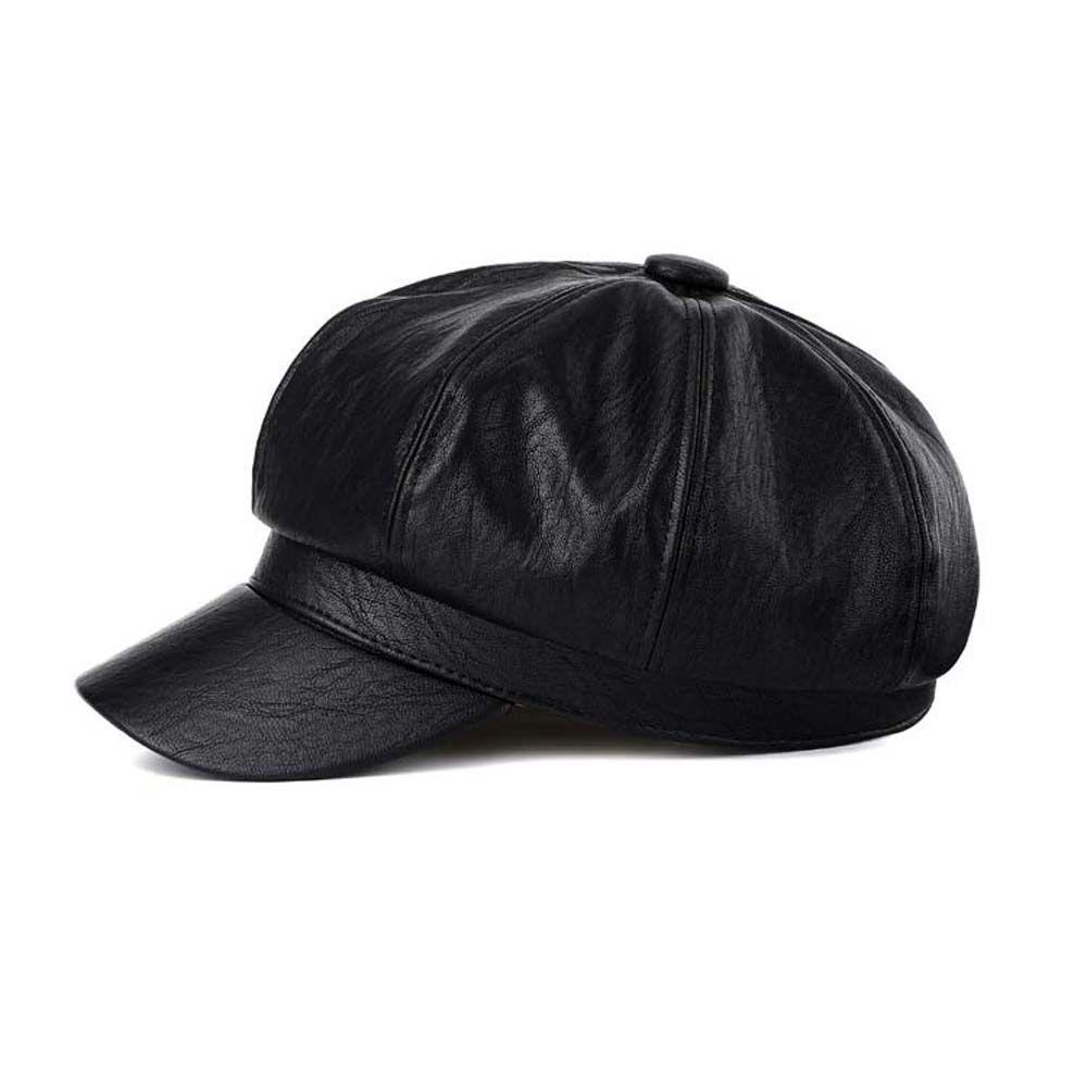 Mũ Beret Bằng Da Thời Trang Dành Cho Nữ