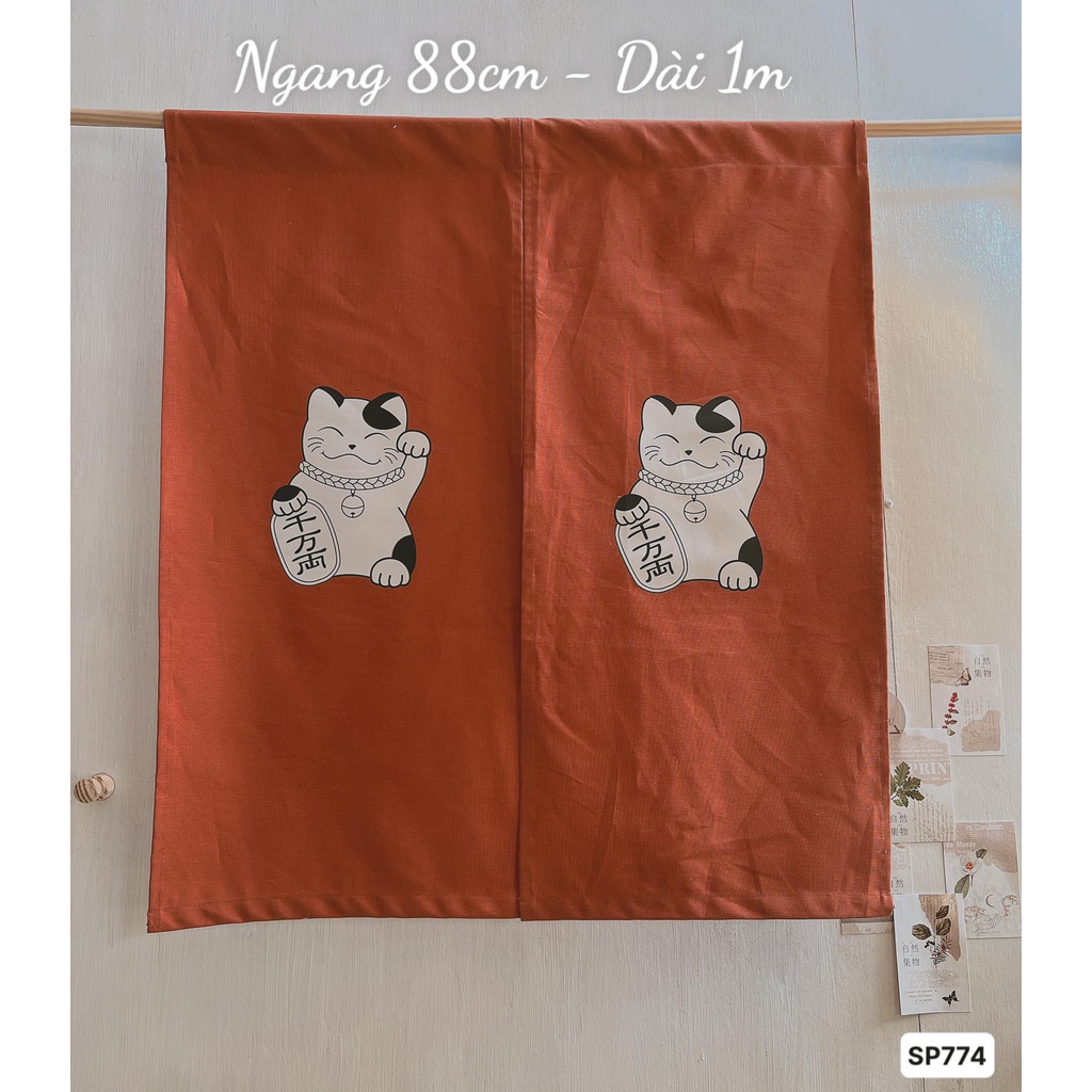 Rèm Noren Phối Hình Treo Lối Đi