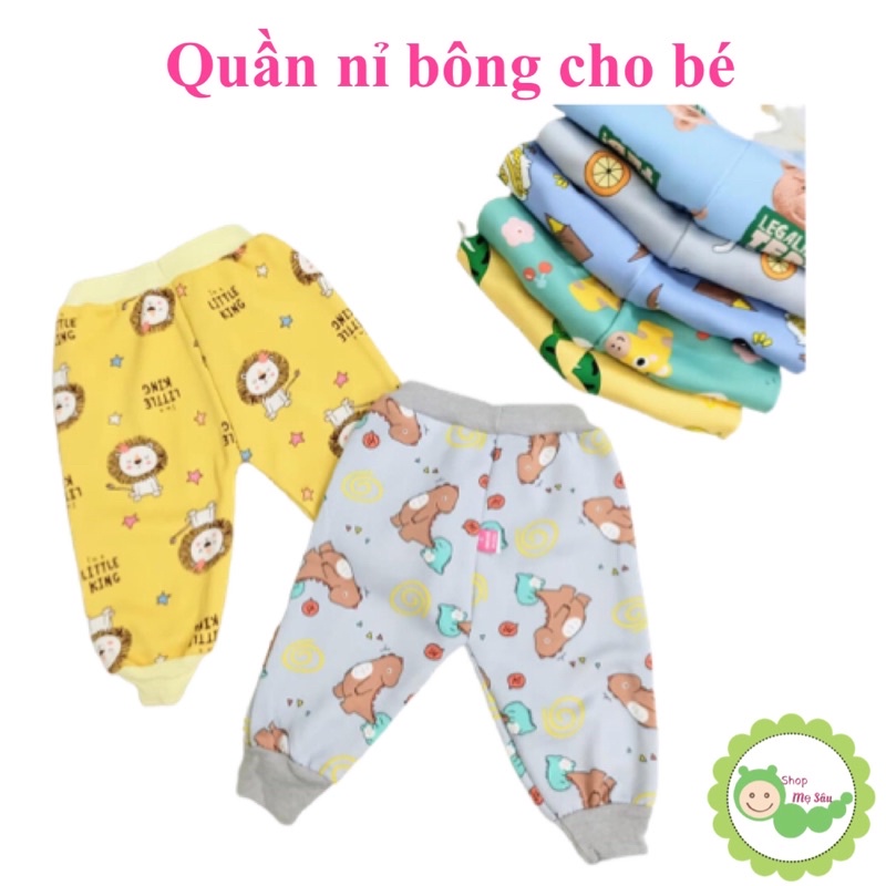 {5-15kg} Quần nỉ bông bé trai, bé gái loại đẹp