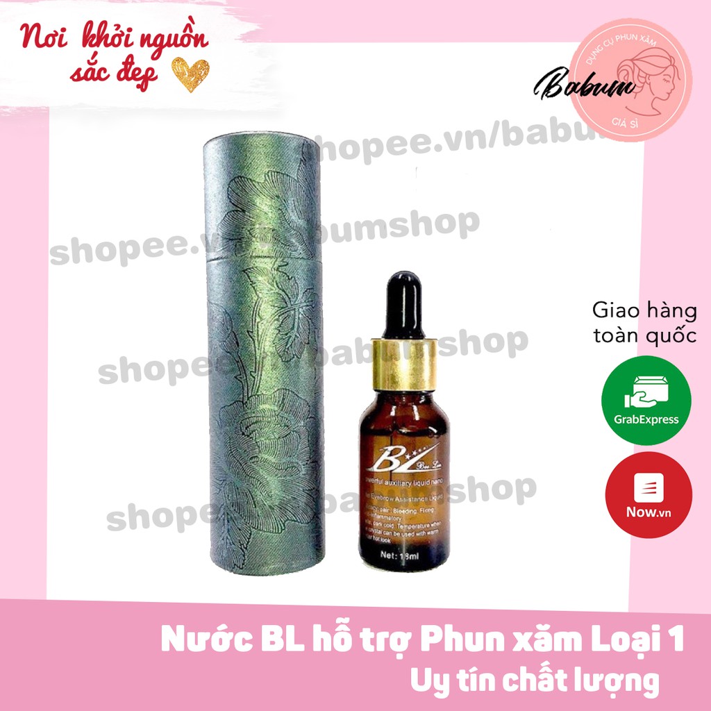 Nước BL hỗ trợ phun xăm mày môi, dung dịch BL dùng trong spa, thẩm mỹ chuyên nghiệp