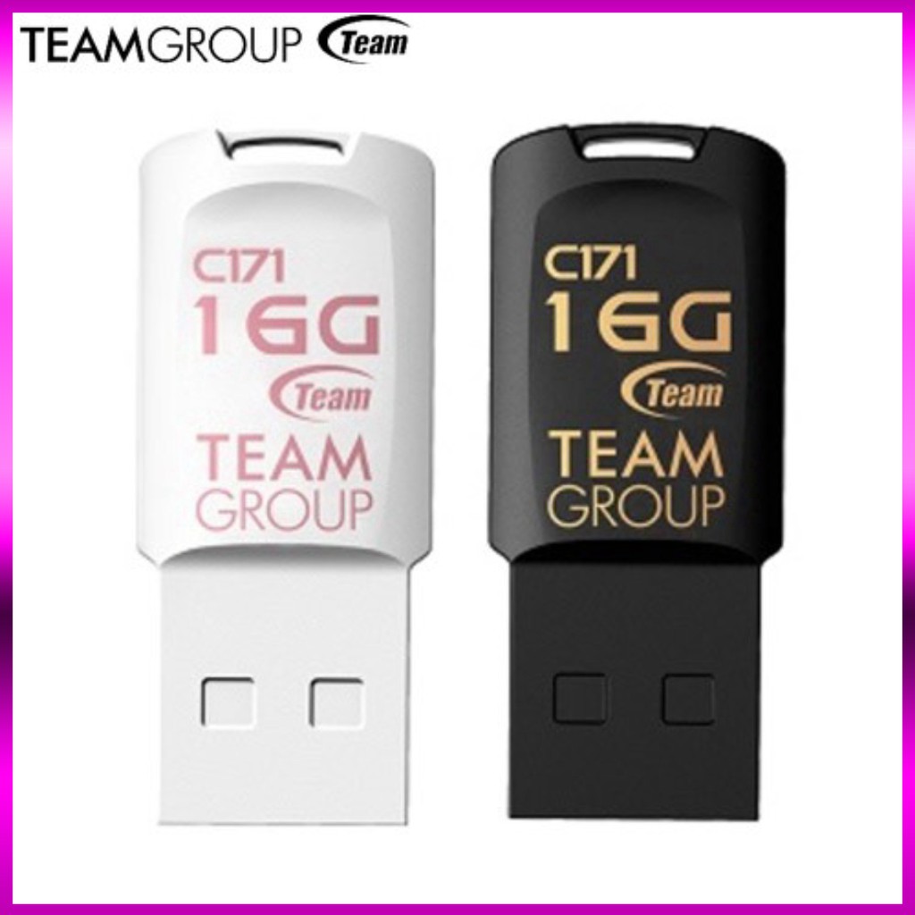 USB Team Group C171 16GB chống nước (Đen) - Hàng chính hãng 100% - A