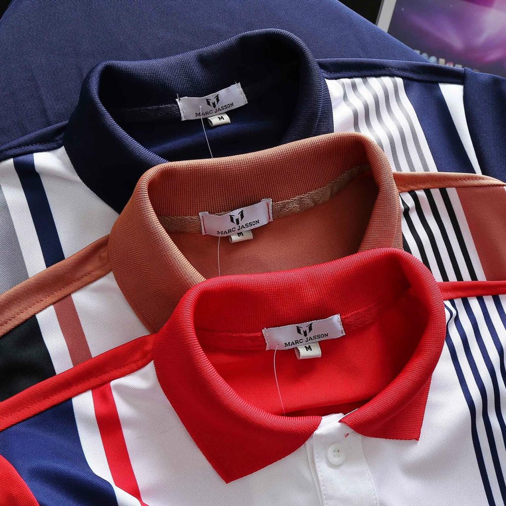 Áo POLO MARRC JASSON Thun Nam Lạnh Thể Thao Chất Thun Lạnh Co Giãn Cao Cấp VNXK