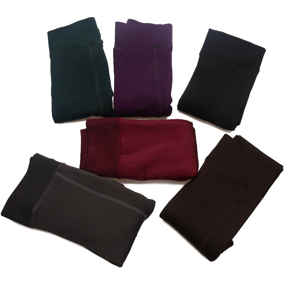 1 Quần Legging Lông Cừu Mỏng Co Giãn Giữ Ấm