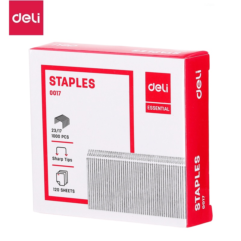 Kim bấm Deli 0010 / 0012 / 0013 / 0015 / 0017 - Ghim bấm số 10mm đến 24mm