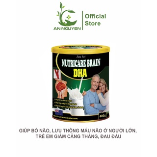 Sữa bột nutricare brain dha giúp bổ não, lưu thông máu não , giảm căng thẳng, đau đầu