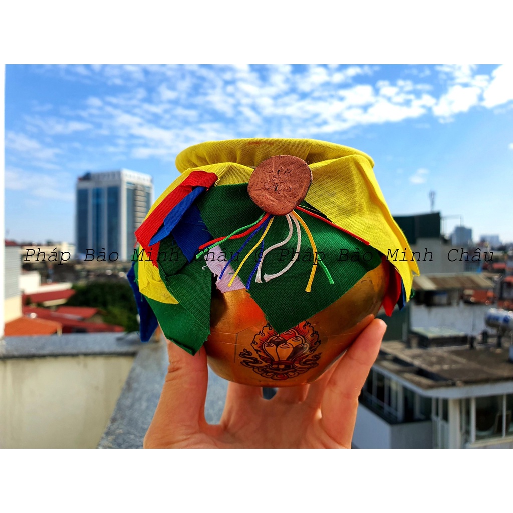 [Pháp Bảo Minh Châu]Bảo bình đồng NEPAL (Tu viện Shechen) GIÚP TĂNG TRƯỞNG VỀ TÀI BẢO , THU HÚT TÀI LỘC