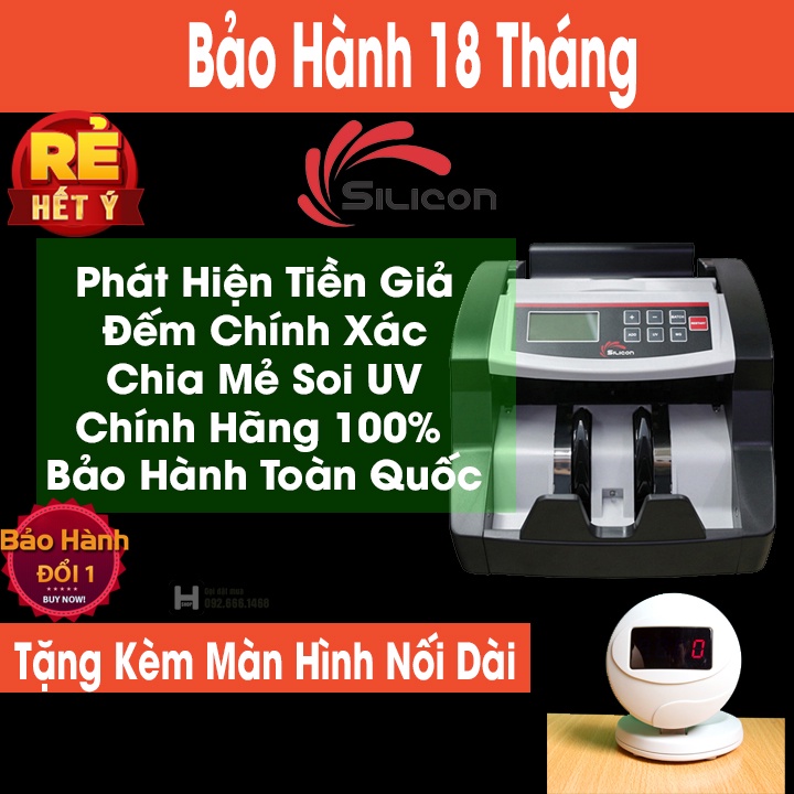 Máy Đếm Tiền Thế Hệ Mới Silicon