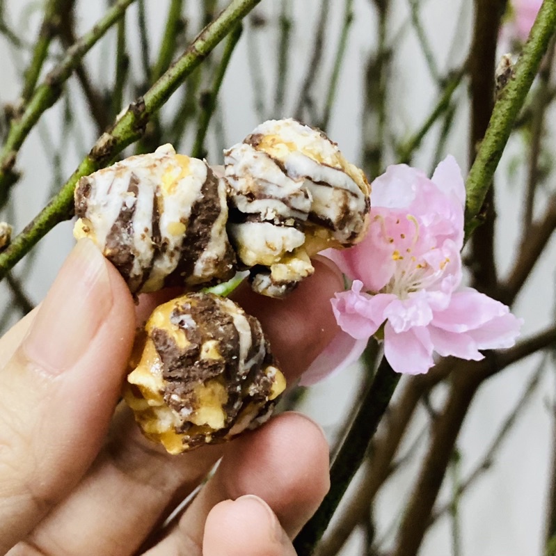Bắp rang phủ Caramel và socola Popcornopolis Zebra Non GMO 680g Mỹ - Bắp rang dành cho người sành ăn