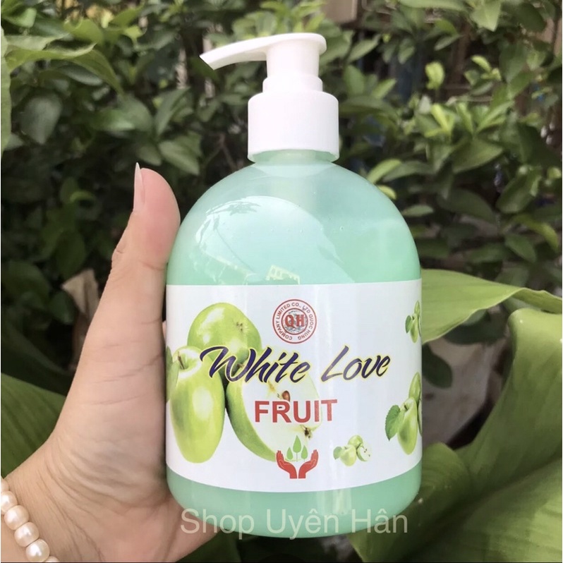 Combo 2 chai nước rửa tay White love 500 ml có vòi xịt