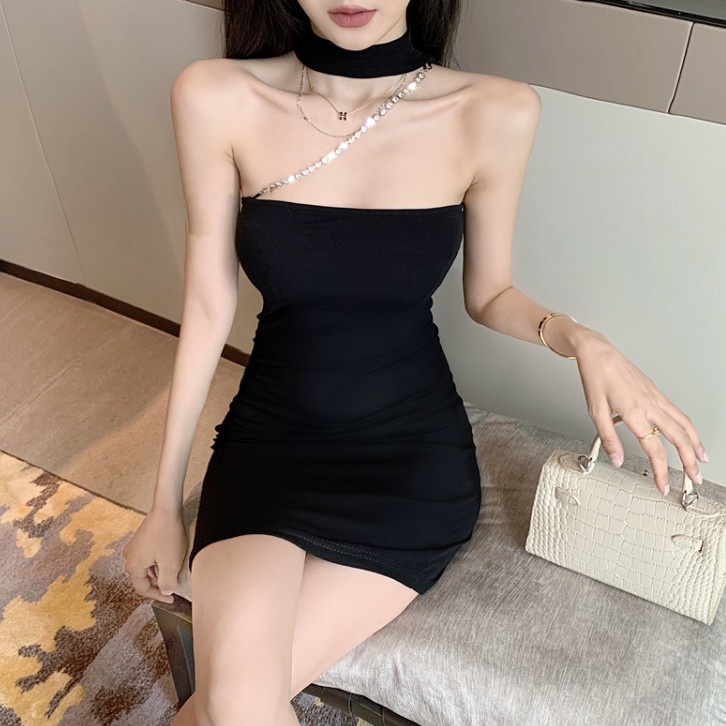 Đầm Hai Dây Ôm Dáng Lưng Cao Cổ Điển Mùa Xuân Hè Cổ Điển Mới Dành Cho Bạn Nữ