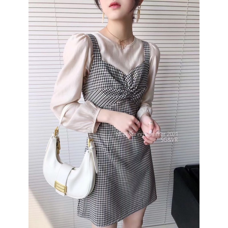 Set yếm xinh phong cách Hàn Quốc