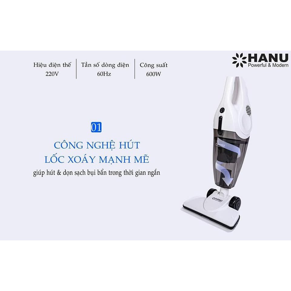 Máy hút bụi mini Hanu - công nghệ Hàn Quốc