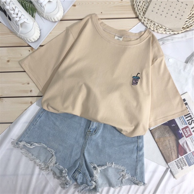 [Mã 11FASHIONSALE1 giảm 10K đơn 50K] ÁO THUN TAY LỠ FORM RỘNG CÁ TÍNH CÓ UP VIDEO HÀNG THÂT | BigBuy360 - bigbuy360.vn