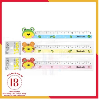 THƯỚC KẺ 15CM HÌNH GẤU KUTE HẢI HÀ CLASSMATE, AN TOÀN CHO BÉ, KO ĐỘC HẠI