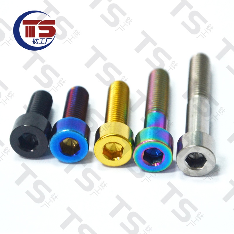 Ốc Vít Đầu Lục Giác Bằng Hợp Kim Titan M8 M8X25mm Cho Động Cơ Xe Đạp