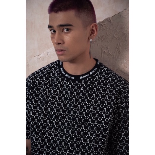 Áo phông Mikenco Monogram tshirt chính hãng chất cotton xịn đẹp, Áo thun Mikenko nam nữ hoạ tiết 5D siêu hot 2022 MK6