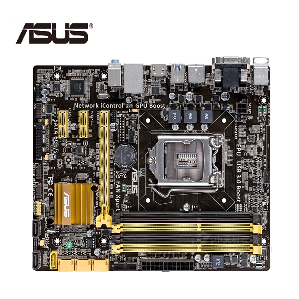 Bo mạch chủ Main Asus B85M-G 4 khe ram có HDMI Socket 1150 - Hàng công ty  - Bảo hành 24 tháng