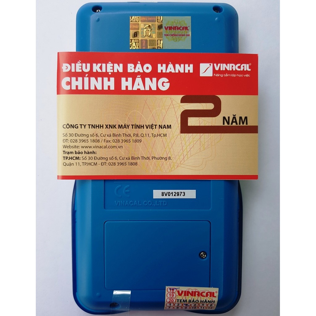 [Cảnh báo] Máy tính Vinacal 570ES Plus II-Màu xanh da trời