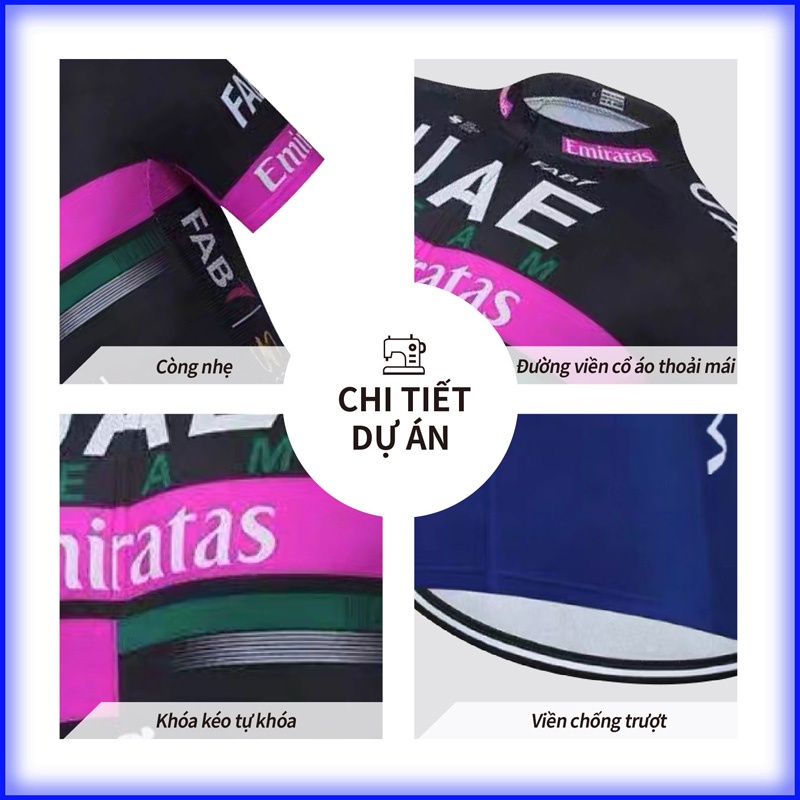 UAE Bộ Quần Áo Đi Xe Đạp Thể Thao Cho Namquần đạp xe