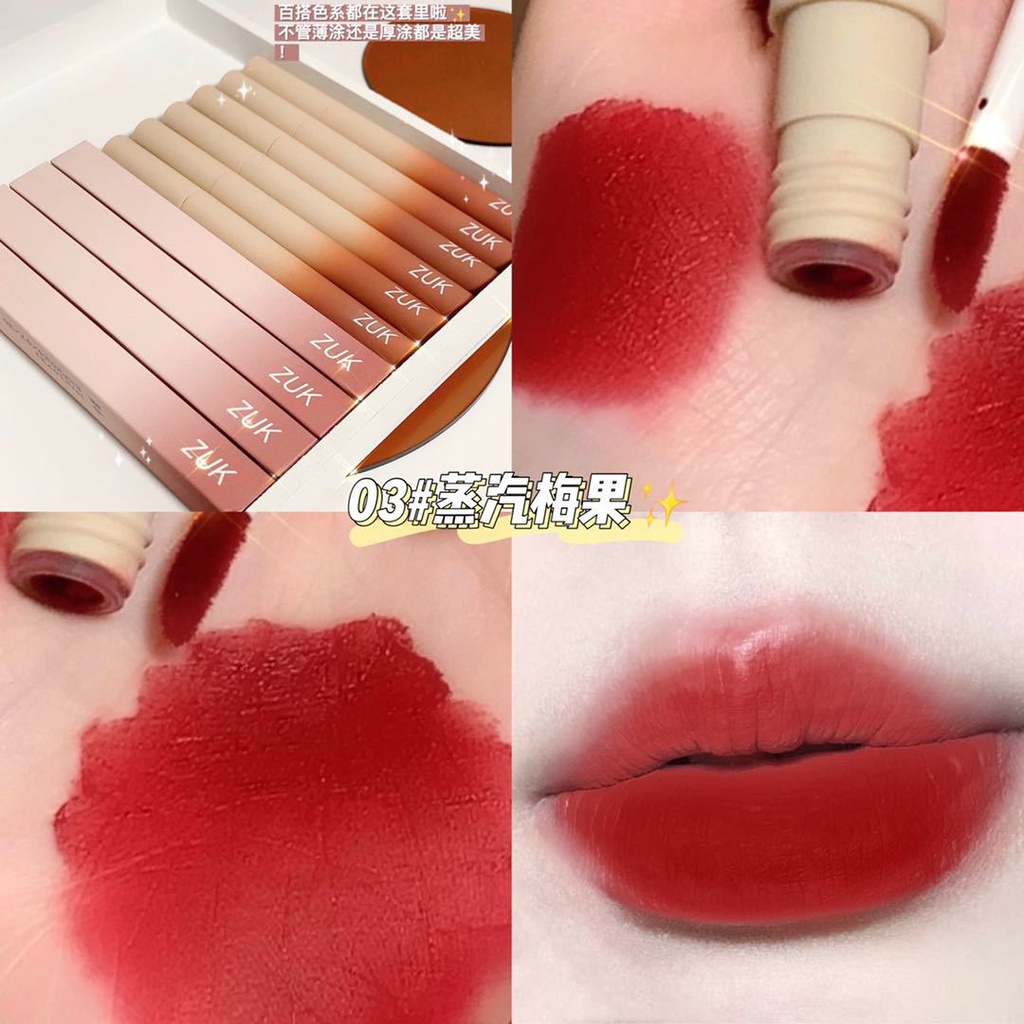 [Hàng mới về] Son Kem Zuk Nhung Lì Mịn Như Sữa Không Dính Cốc Nhiều Màu Sắc Tùy Chọn | BigBuy360 - bigbuy360.vn