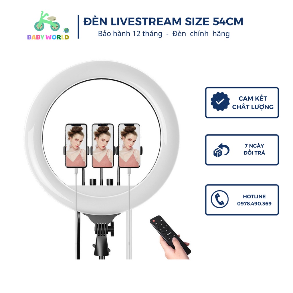 [CHÍNH HÃNG] Bộ Đèn Livestream Cao Cấp Đủ size - Siêu Bền, 3 Chế Độ Ánh Sáng, Full Đồ - Bảo Hành 3 Tháng FREESHIP