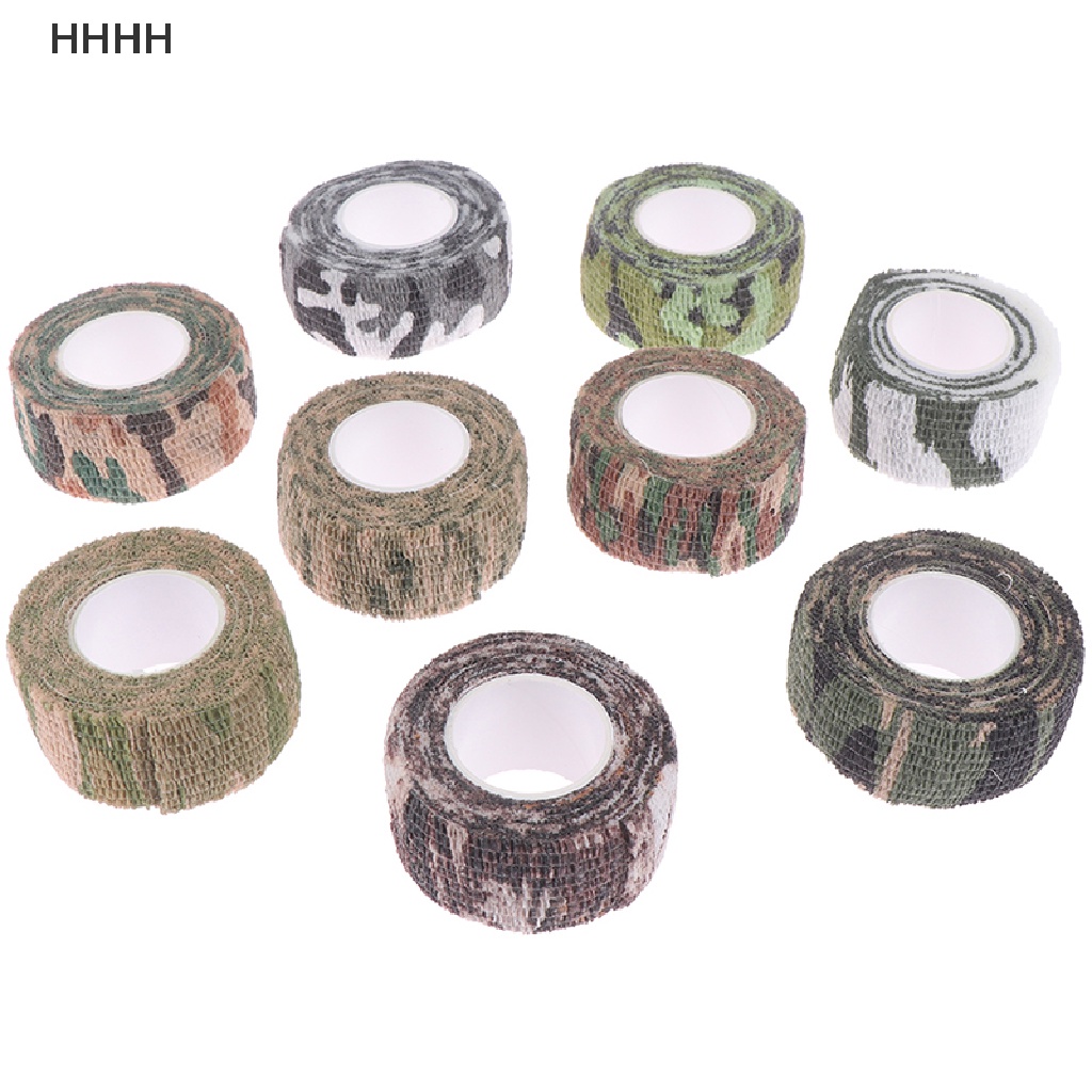 [Hàng mới về] Cuộn băng quấn vải không dệt họa tiết camo độc đáo sử dụng che khuyết điểm/ngoài trời