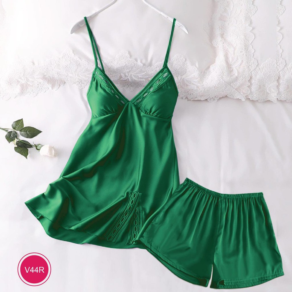 [SALE] Bộ đồ ngủ phi lụa cao cấp loại 1 hàng y hình BRAHY