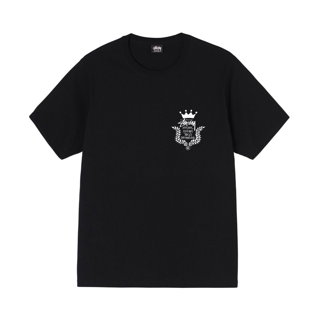 Áo Thun Stussy Crown Wreath 100% CÓ SẴN