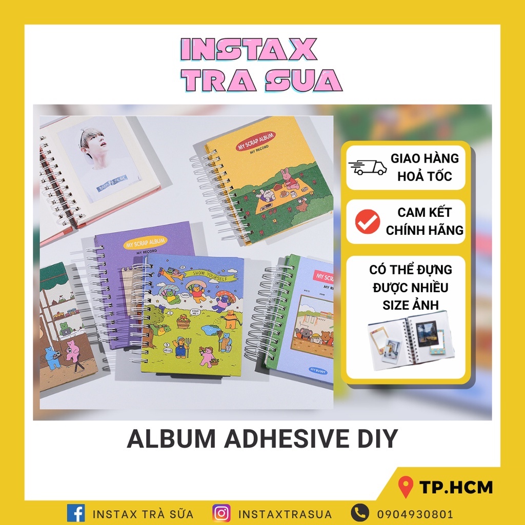 Album dán ảnh - Adhesive photo album