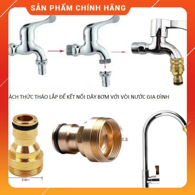 Vòi Xịt Rửa Xe🚿❤️FREESHIP🚛 Bộ dây vòi xịt nước rửa xe, tưới cây ✔, tăng áp 3 lần, loại 20m 206319 cút sập, nối đen