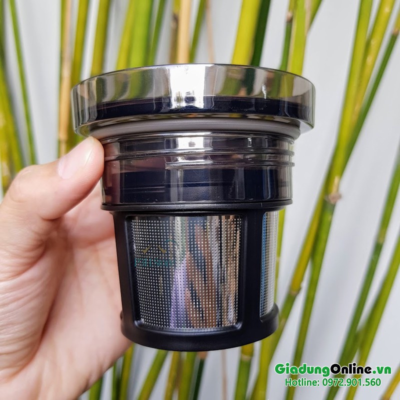 Ly Giữ Nhiệt Có Lọc inox Pha Cà Phê, Trà Lock&Lock Coffee Filter Mug LHC4197 580ml Màu Bạc
