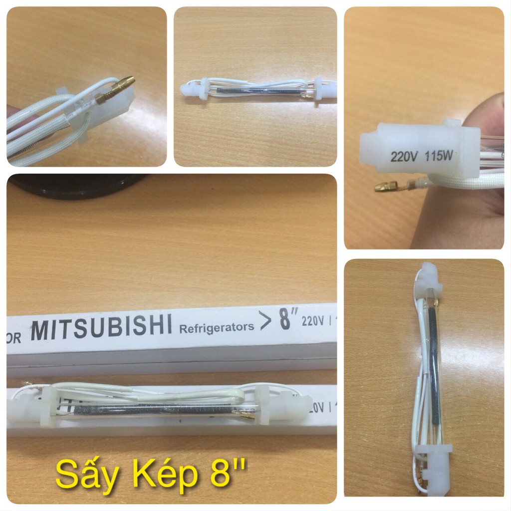 Thanh Sấy Mitsubishi Kép 8''