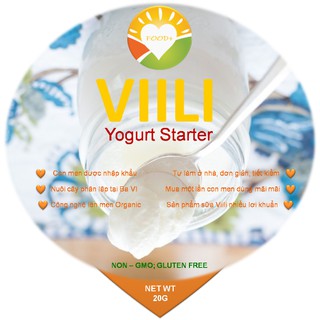 Men Sữa Viili Tươi - VIILI YOGURT STARTER - ORGANIC BA VÌ. Mua một lần dùng mãi mãi.