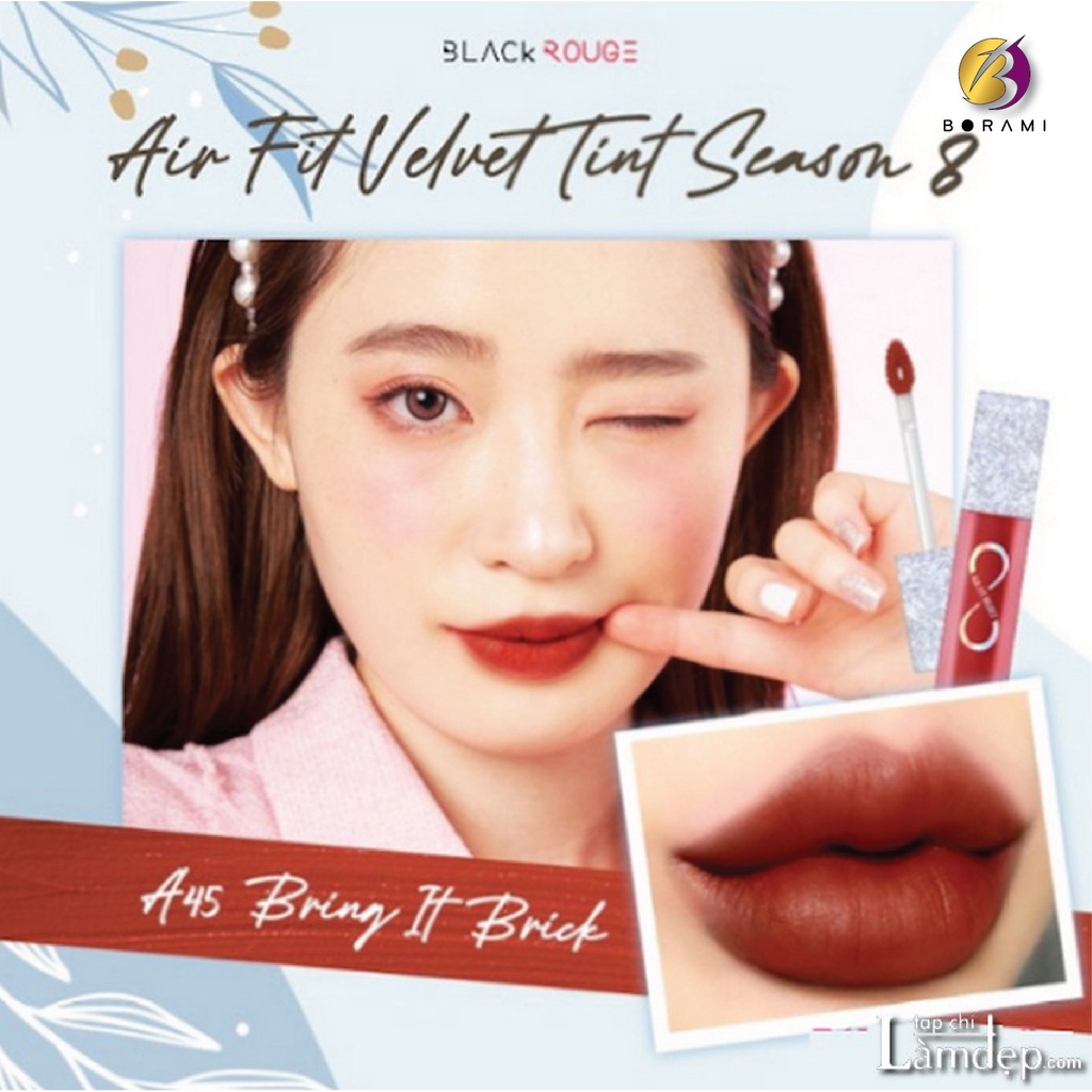 Son Black Rouge Air Fit Velvet Tint - son kem lì