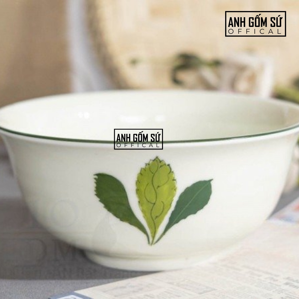Bát tô sứ, tô canh sứ men kem Bát Tràng cao cấp nhiều mẫu đẹp