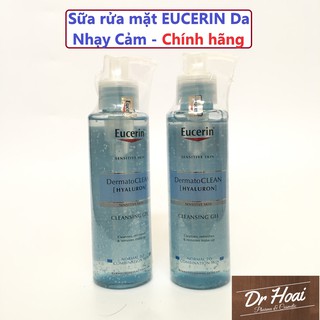 [CHÍNH HÃNG] Sữa Rửa Mặt EUCERIN Cho Da Nhạy Cảm - Dermato Clean Refreshing Cleansing 200ml Gel 200ml