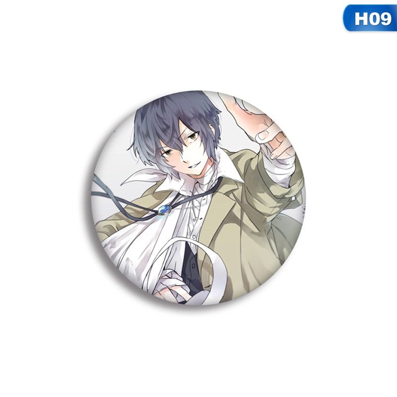 flowersqueen 1pc Anime Bungo Stray Dogs Cosplay Badge Wenhao Wild Dog Brooches Unisex Pins