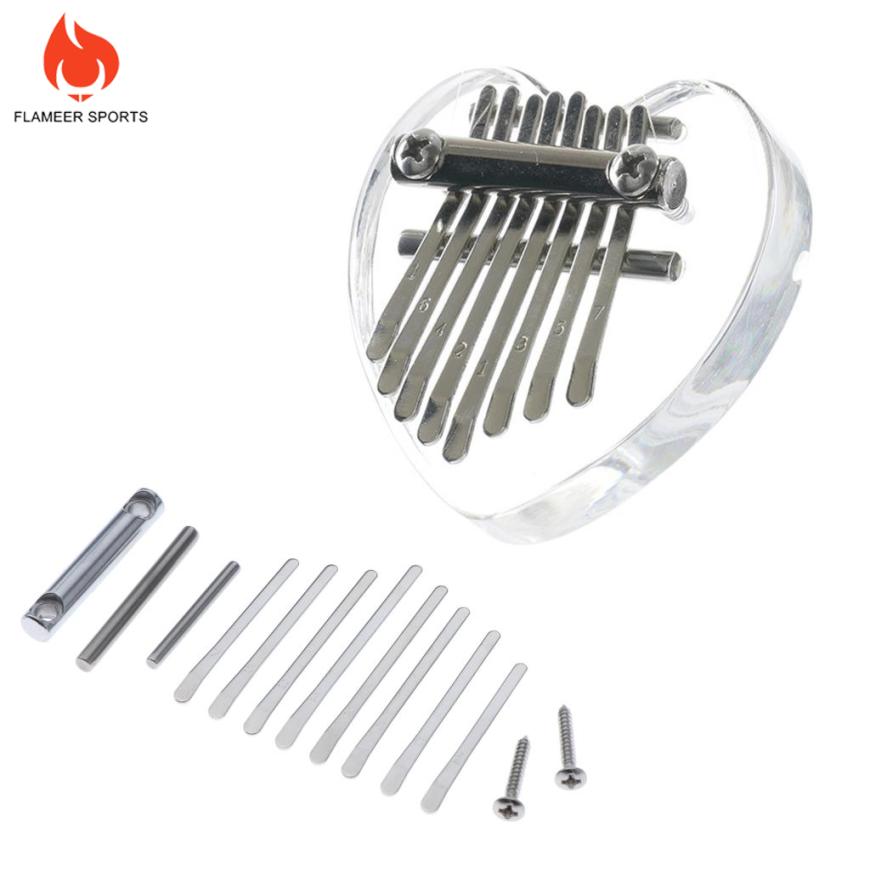Đàn Kalimba 8 Nút Bấm Bằng Thép / w DIY Dành Cho Người Mới Bắt Đầu