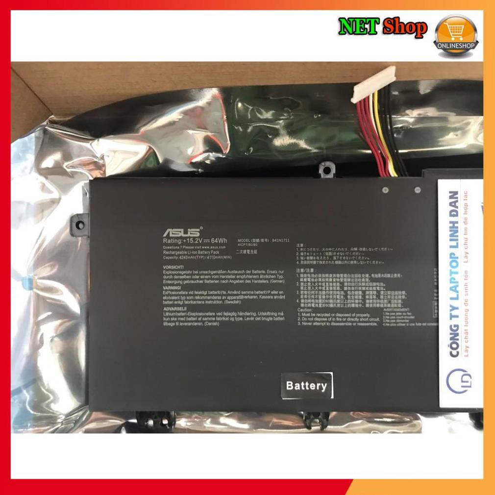 💖💖 Pin Asus (Cáp Dài)Original GL503VD GL503VM GL703VD FX503VM FX63VD ZX63V B41N1711 (Battery)