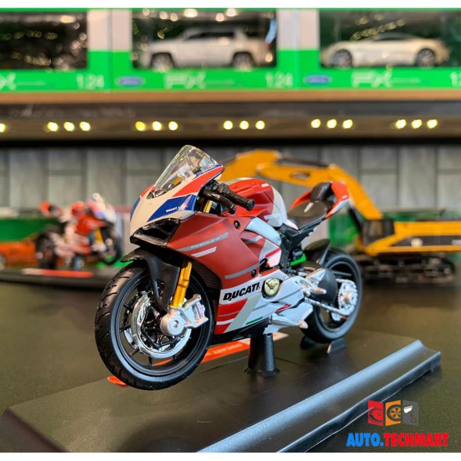 Mô hình xe mô tô Ducati 1199 Panigale V4S Corse tỉ lệ 1:18 Maisto