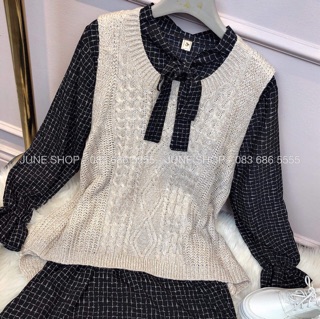 SET VÁY NƠ KẺ+ GILE GÂN