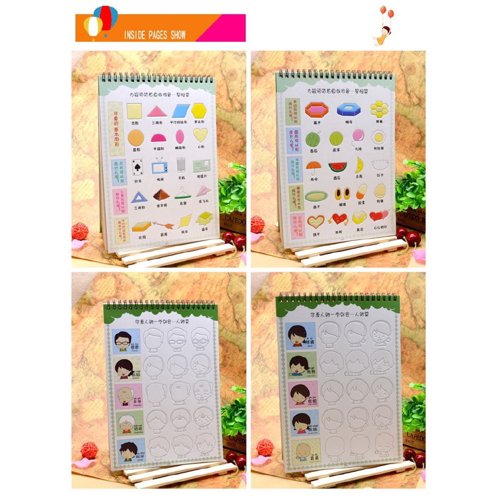 Sổ Tay Đồ Chơi Tập Vẽ Cho Trẻ Em
