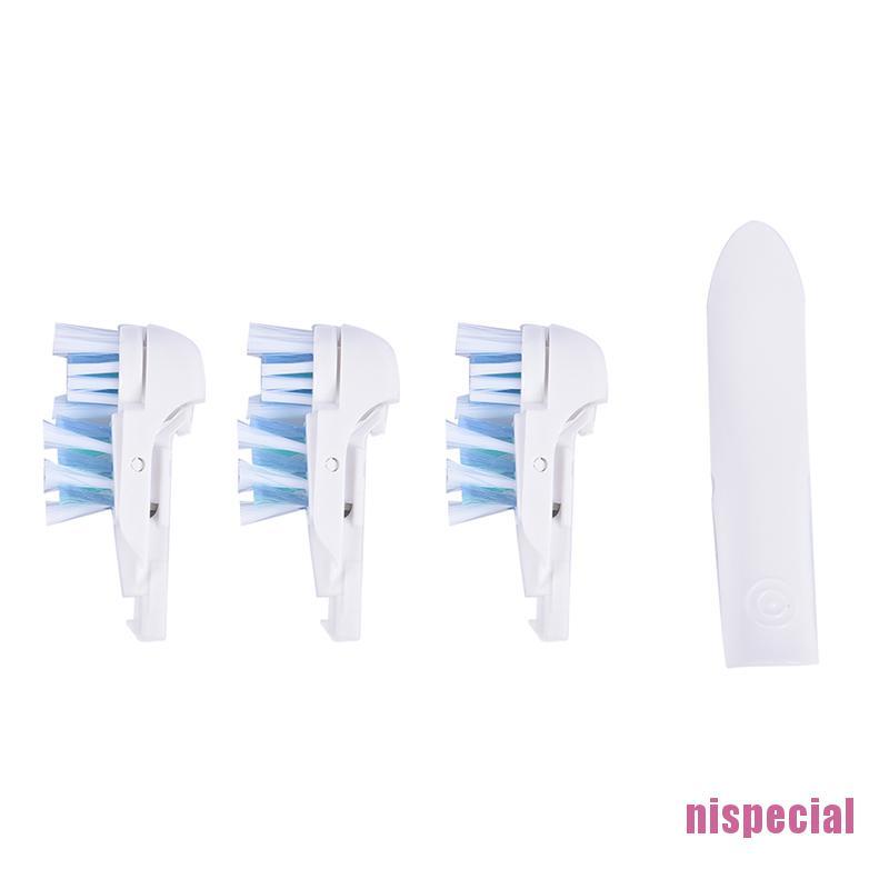 (Hàng Mới Về) Bộ 4 Bàn Chải Đánh Răng Điện ORAL-B