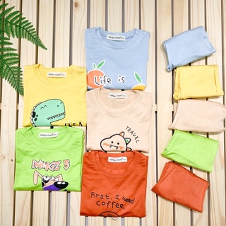 Bộ dài tay cho bé hàng chuẩn minkymom túi zip cho bé trai bé gái từ 13-27kg