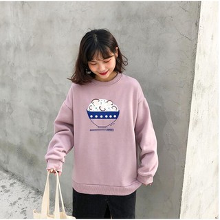 Áo sweatshirt phong cách Hàn Quốc